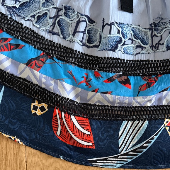 Maje Blue and Multicolor Dress - Picture 2 of 6